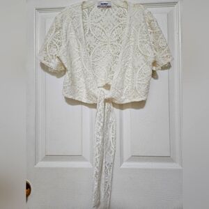 ZARA TRAFALUC SPRING SUMMER COMBINE OPEN KNIT CARDIGAN